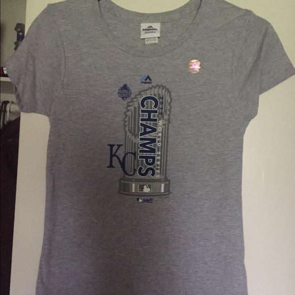 NWOT Kansas City Royal M shirt 2015 World Series - Picture 1 of 4
